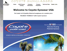 Tablet Screenshot of coyoteusa.com